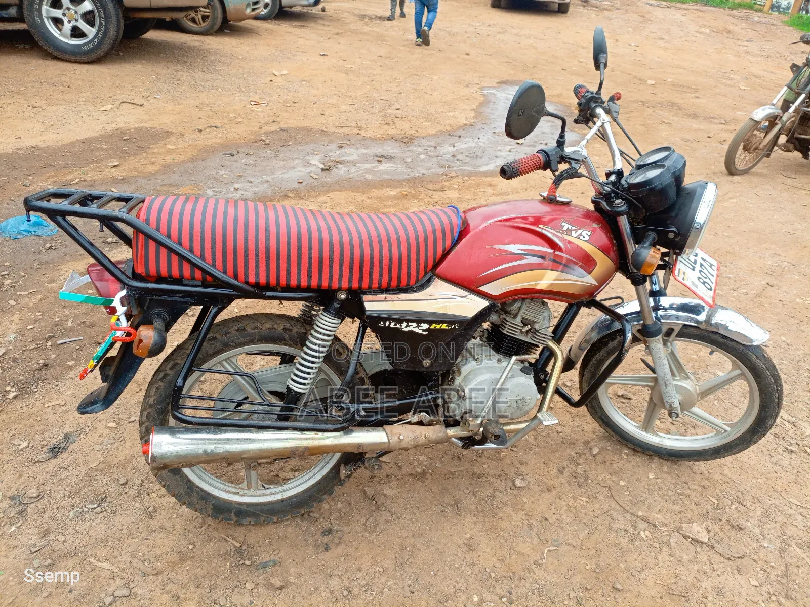 TVS XL 100 2021 Red