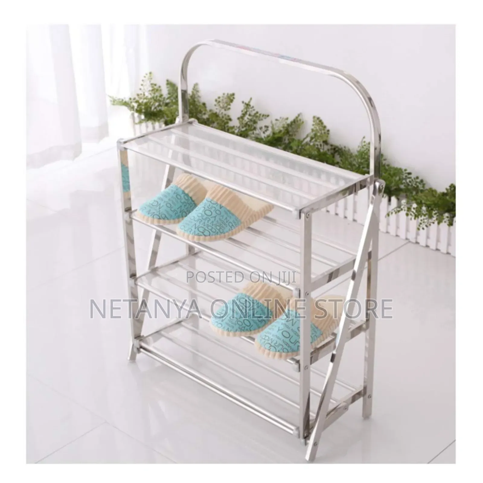 Strong Aluminium Bench Shoe Rack