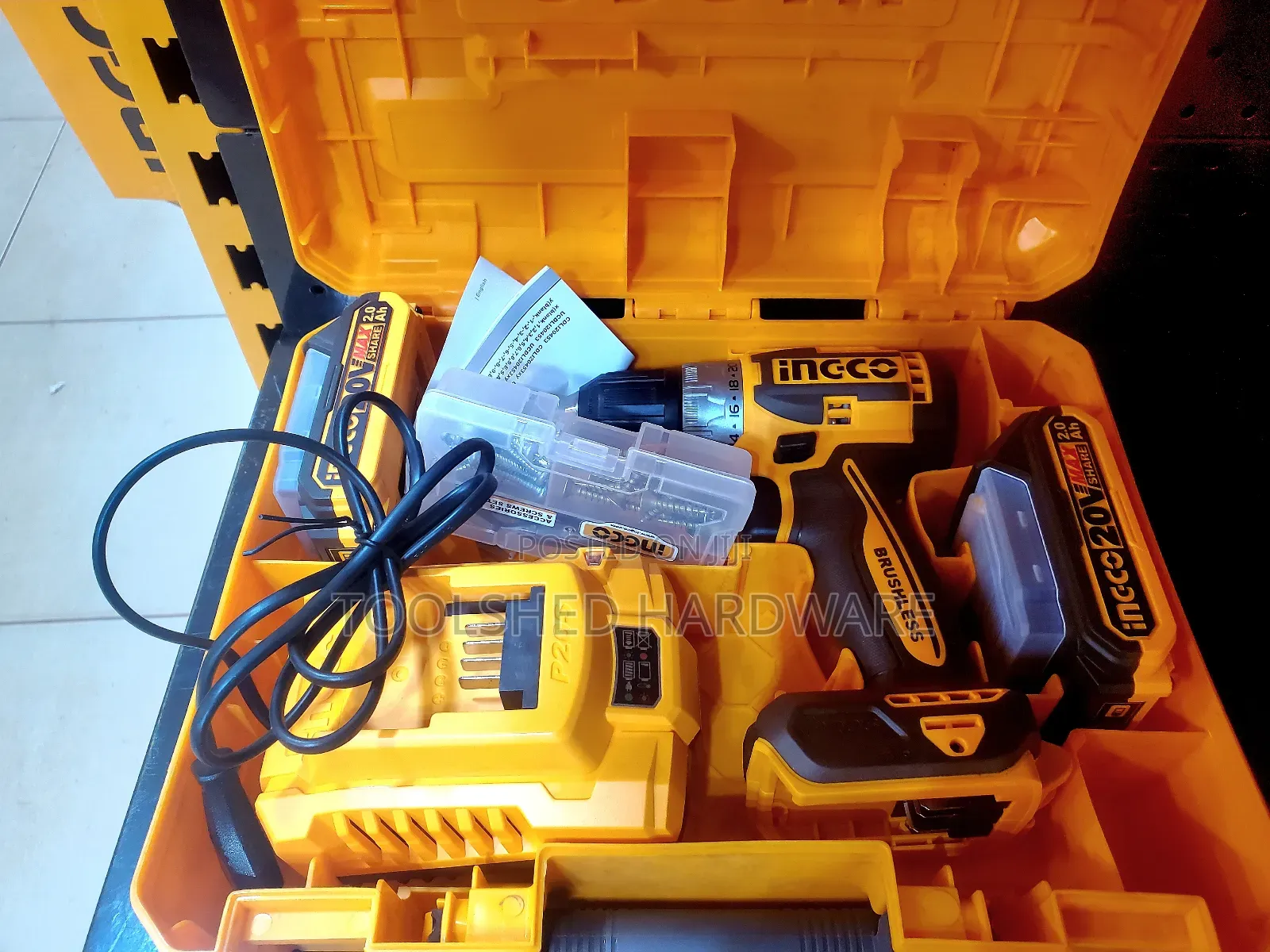 Ingco 20v Brushless Cordless Drill