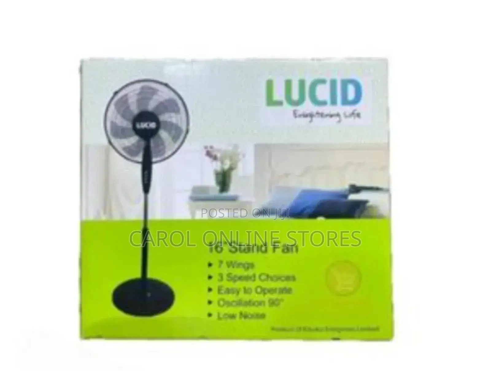 Lucid Stand Fans With Remote