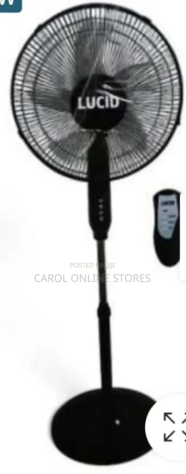 Lucid Stand Fans With Remote