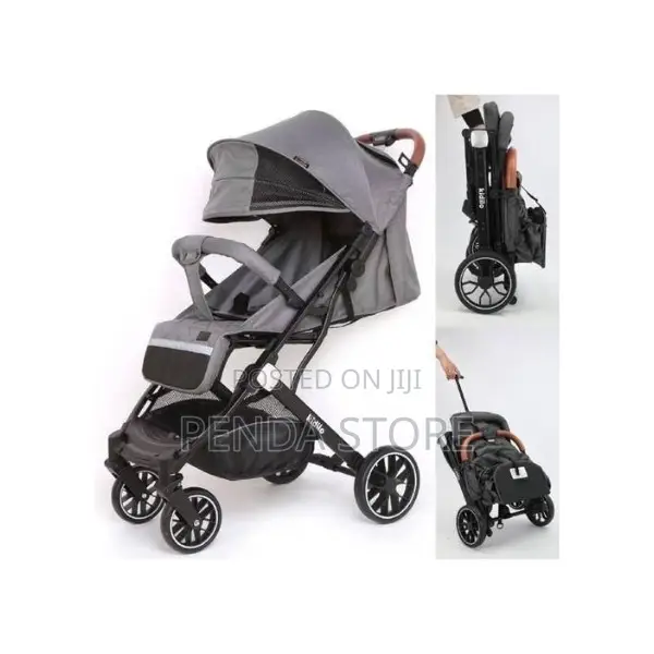 Kidilo Black Lightweight Baby Stroller - Foldable Stroller Storage Bag