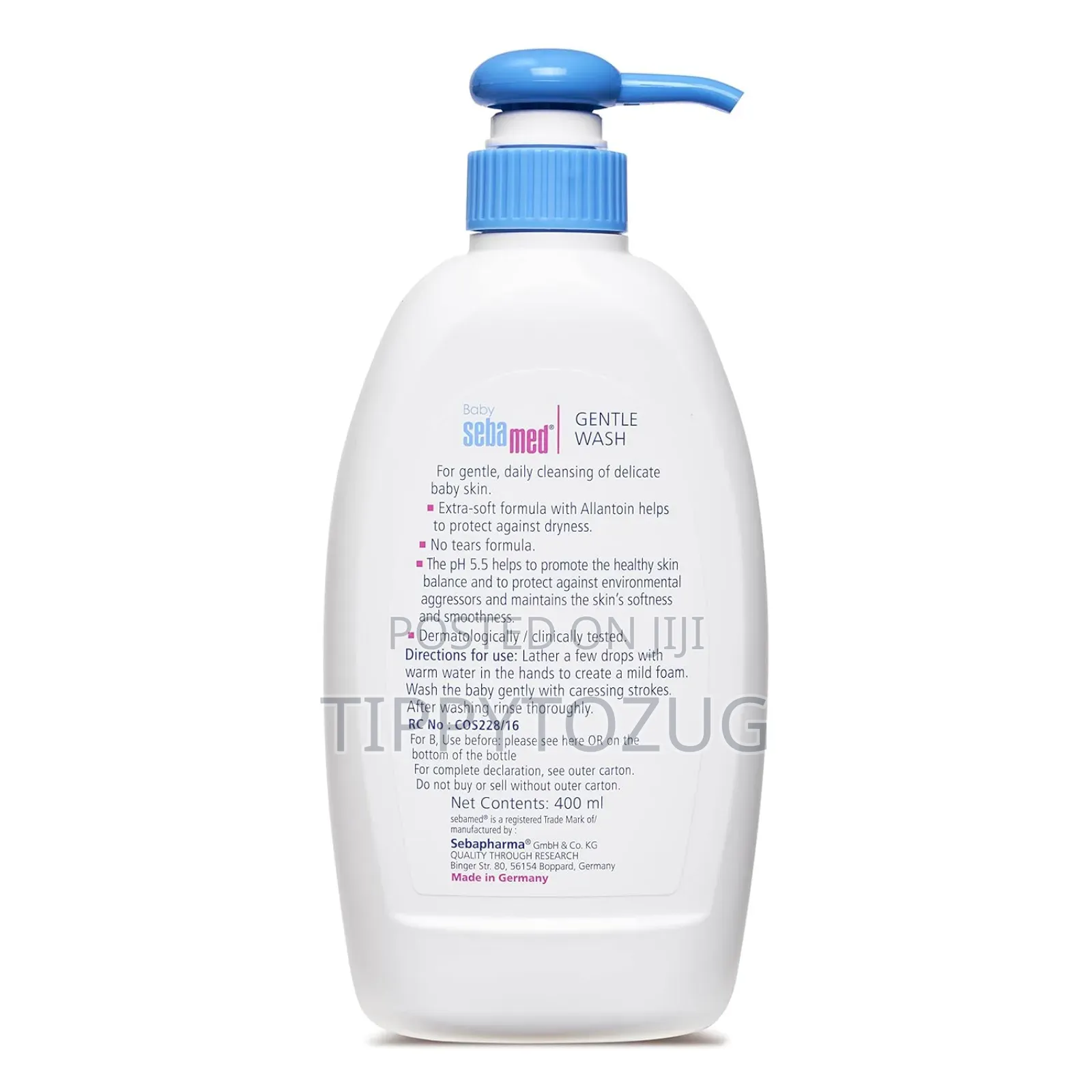 Sebamed Baby Gentle Wash 400ml