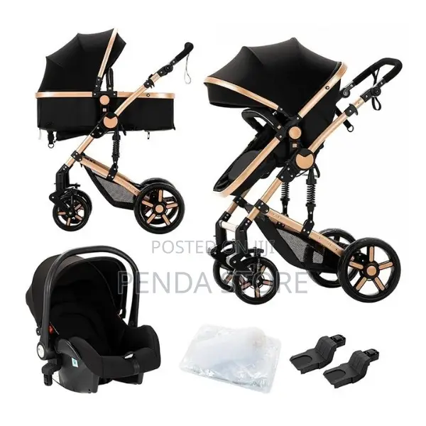 High Luxury 3 in 1 Baby Stroller Set Carriage for Newborn - Travelpack
