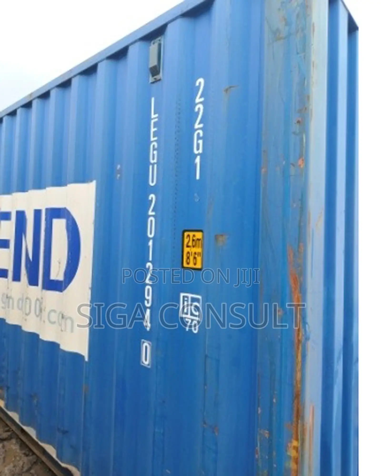 New Clean 20ft Cargo Container on Sale in Kazinga
