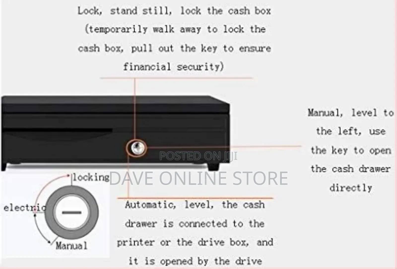 Cash Drawer, Cash Register Drawer for Point of Sale (Pos)