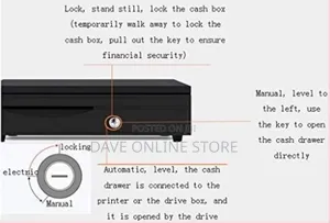 Cash Drawer, Cash Register Drawer for Point of Sale (Pos)