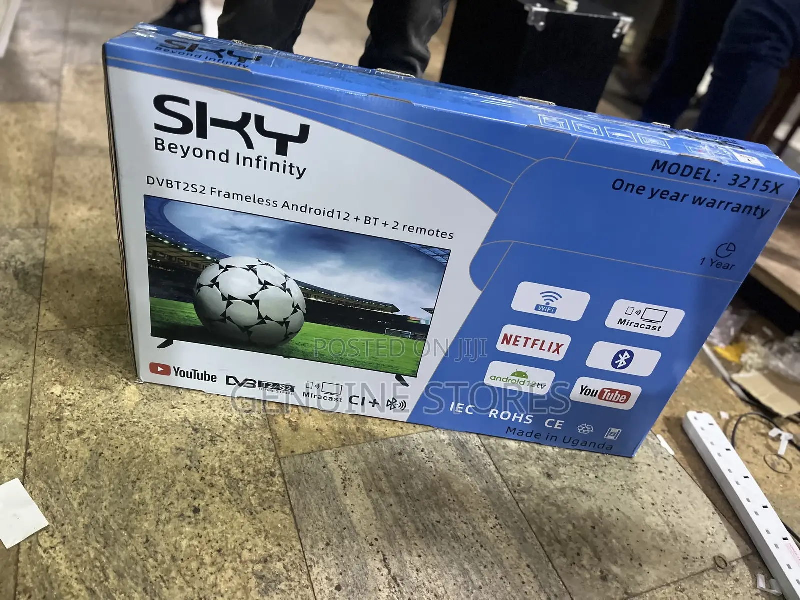 Sky 32” Smart Tv With Inbuilt Free to Air Channels.