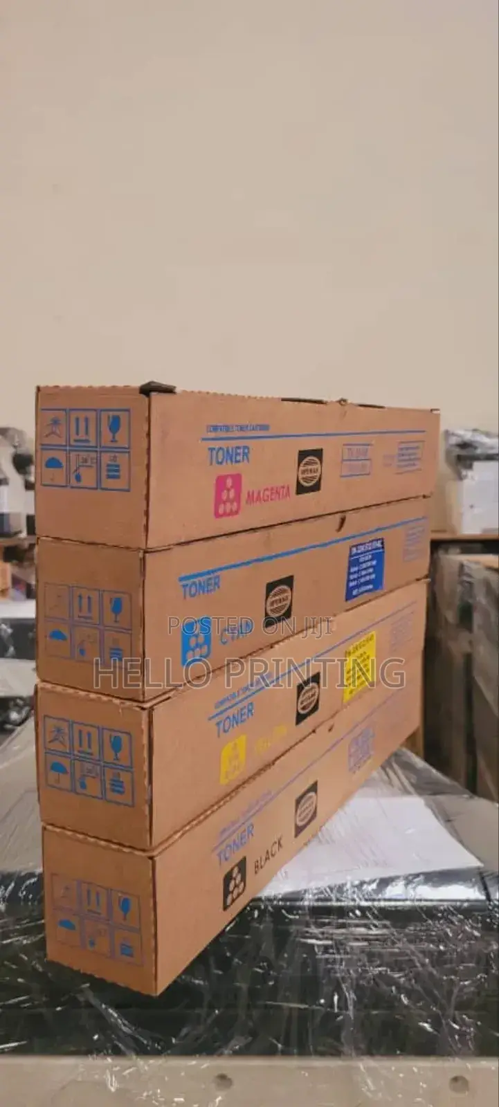 Bizhub Tny Yellow Toner – Eye-Catching Highlights