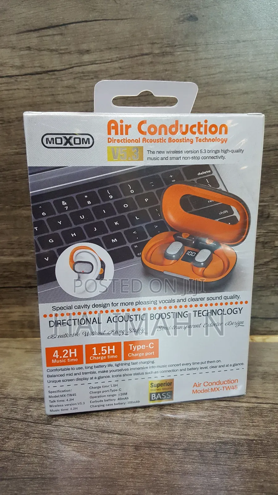 Moxom Earhook Buds Over Ear