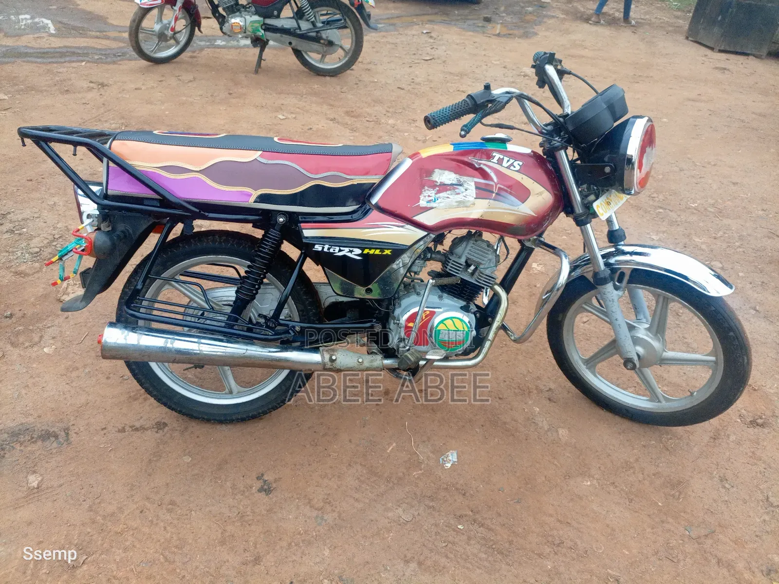 TVS XL 100 2019 Red