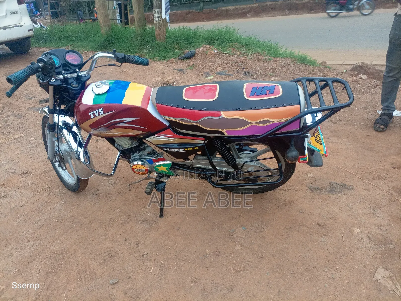 TVS XL 100 2019 Red