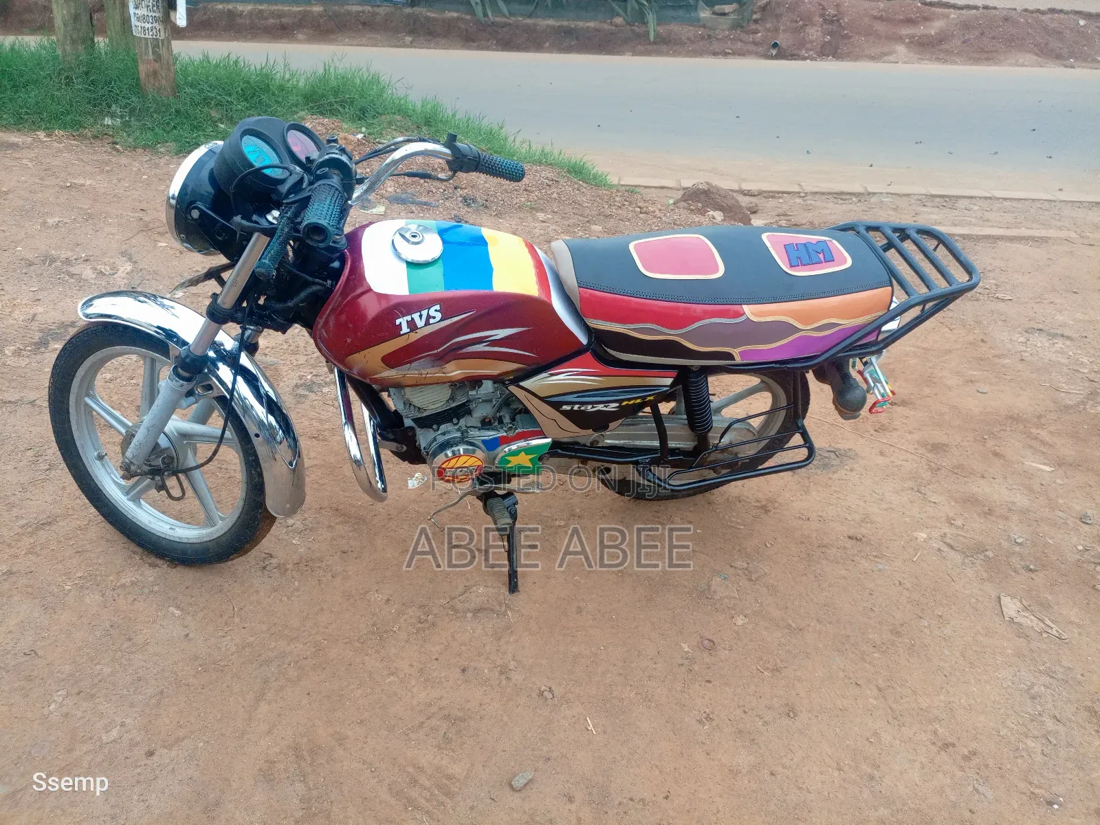 TVS XL 100 2019 Red