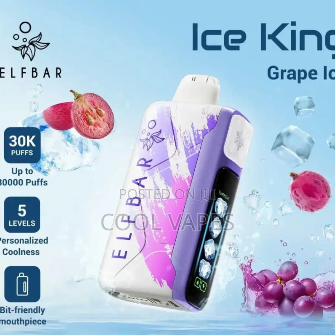 Elf Bar Ice King 30000 Puffs Rechargable (Screen Display) Vape