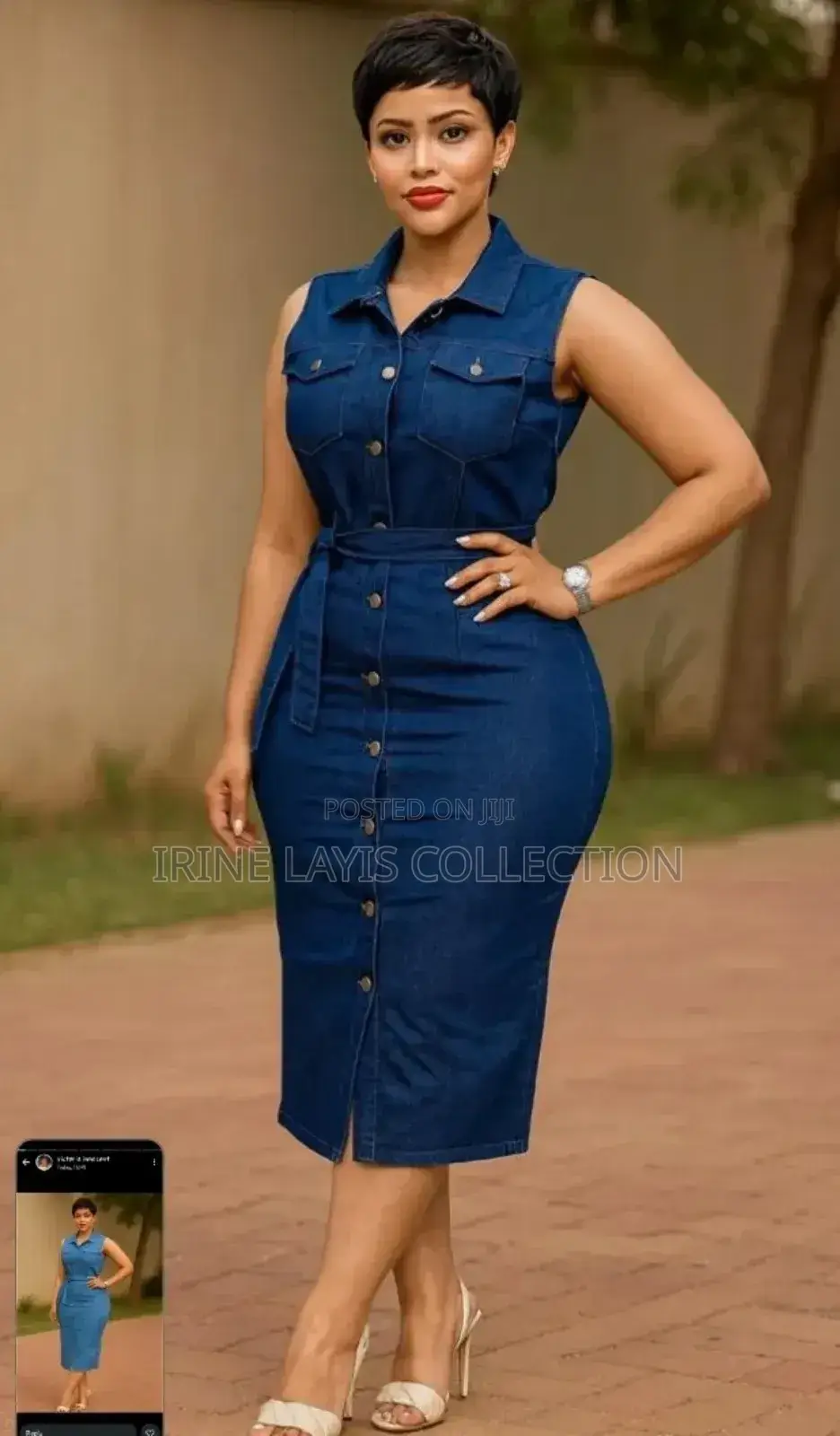 Ladies Classy Jean Dresses