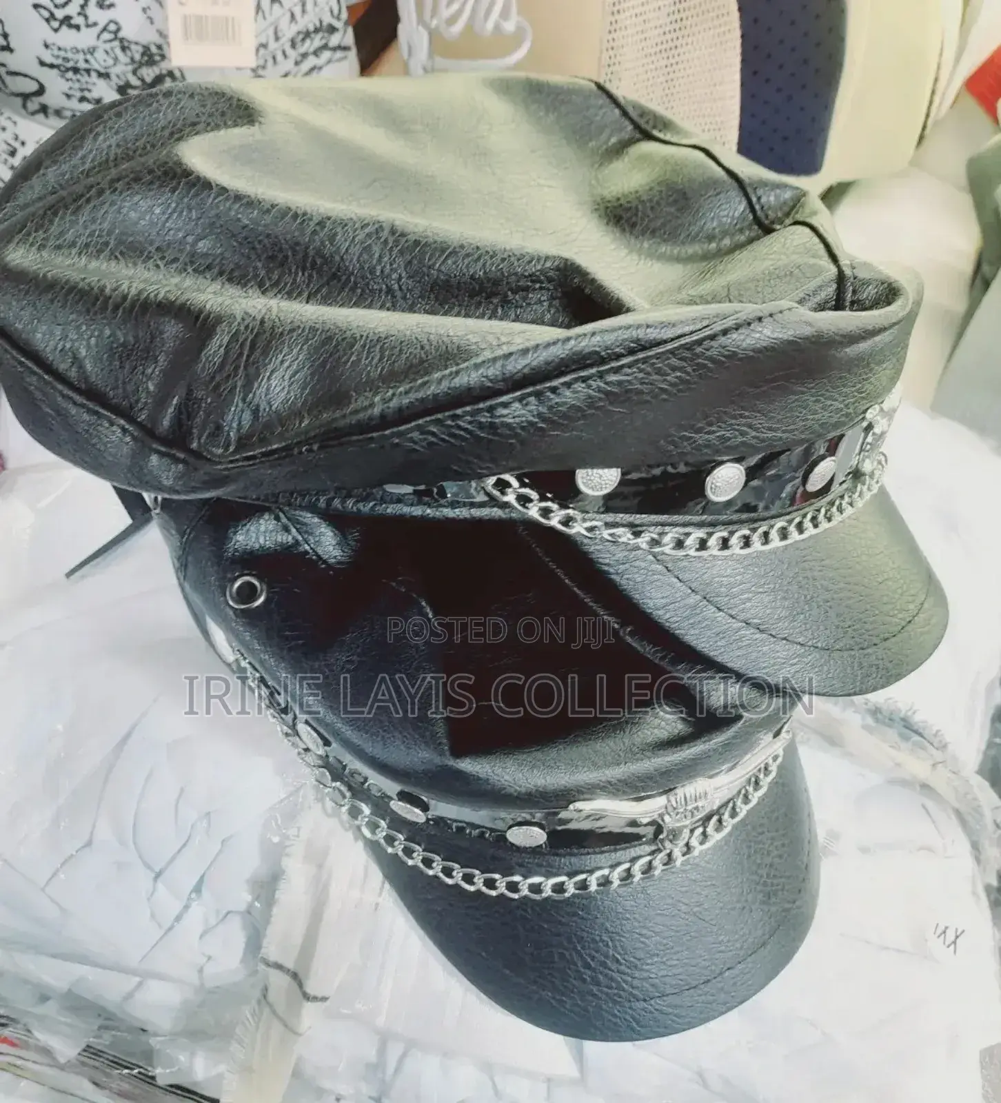 Men's Leather Caps
