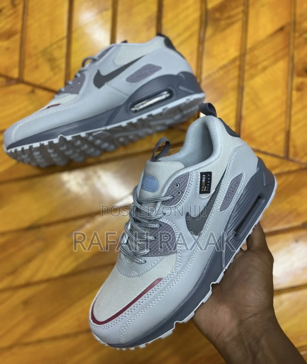 Original Classic Grey Nike Air Max 90 Sneakers