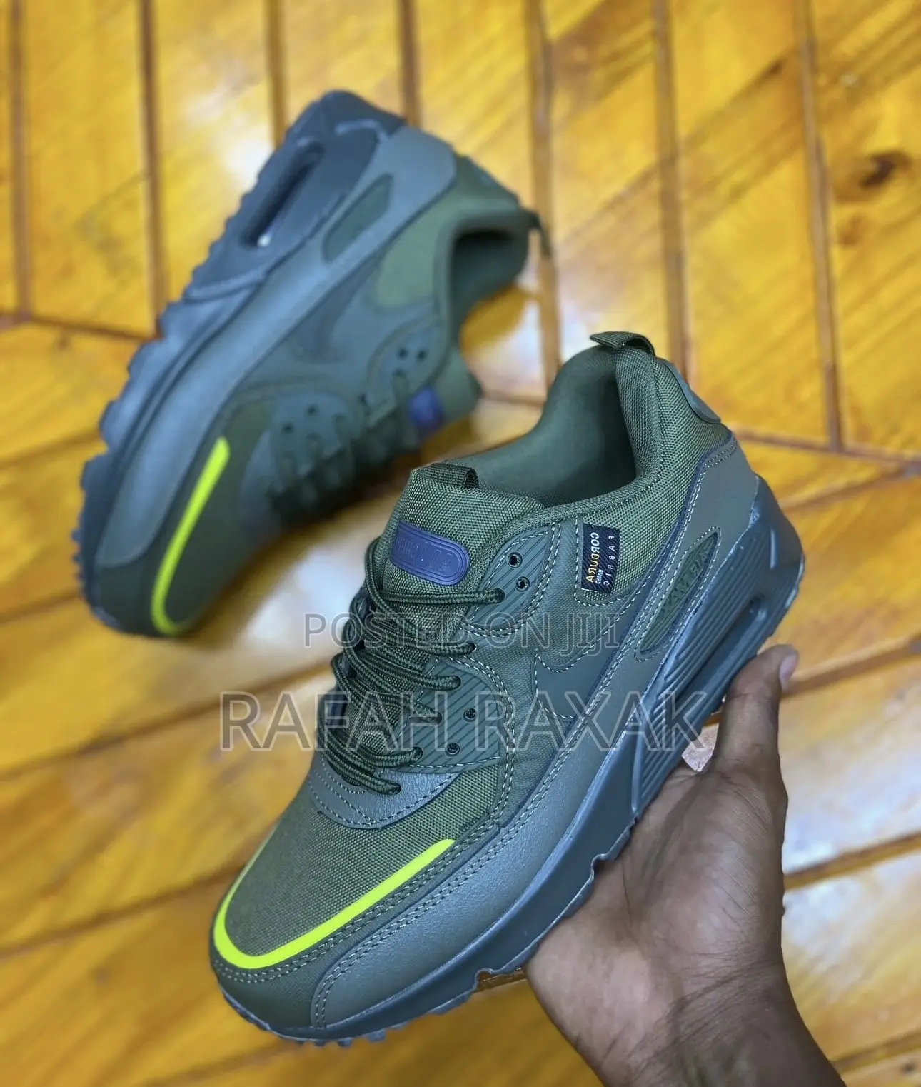 Original Nike Air Max 90 Surplus Wolf Green Sneakers