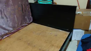 5×6 Black Wood Bed