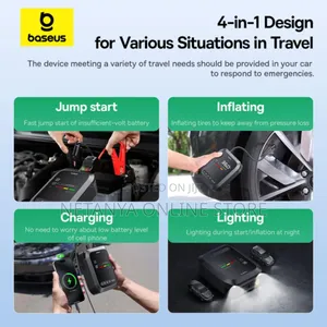 4in1 Super Energy Car Jump Starter