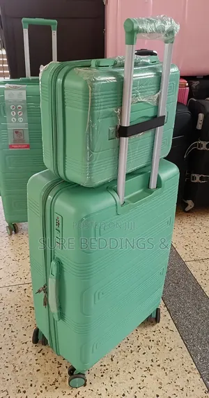 Beauty Rubber Trolley Suitcases