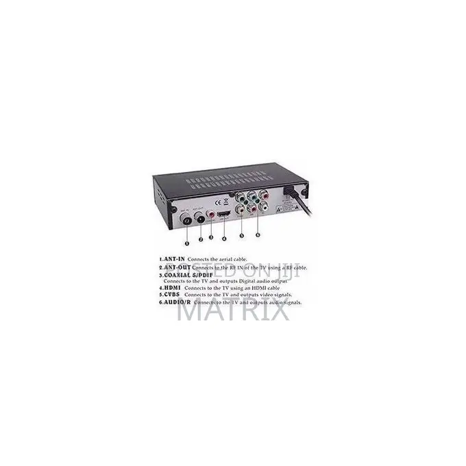 Phelistar High Quality Digital Free to Air Decoder -Black