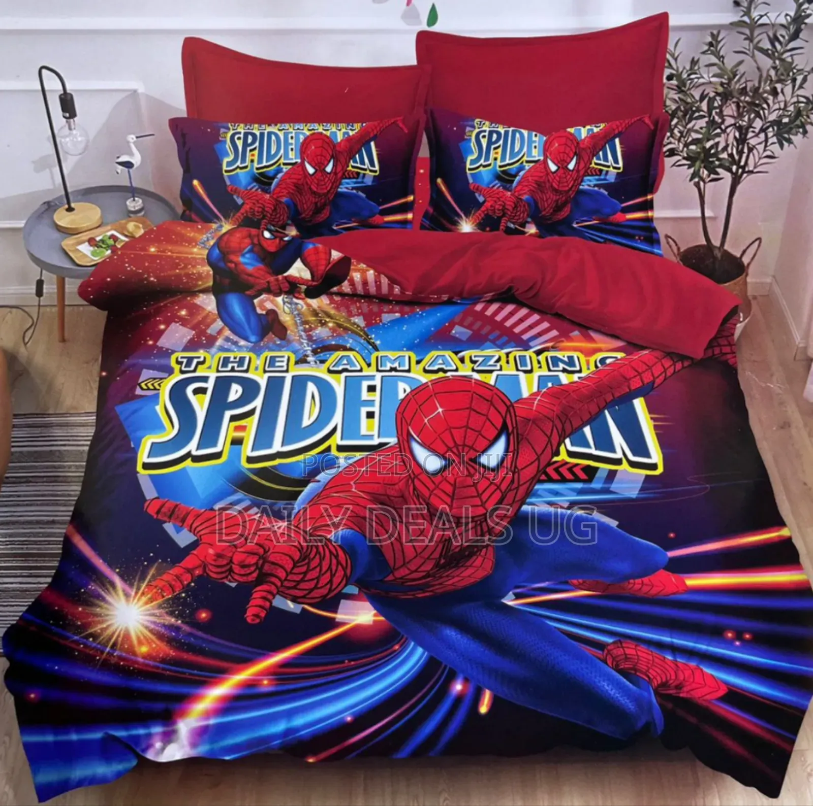 Spiderman Kids Cartoon Duvet Set