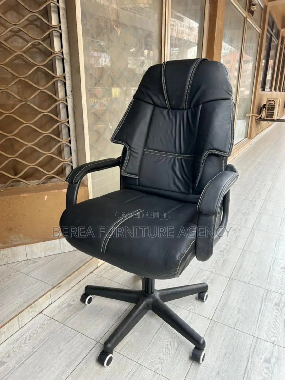 Executive Office Seat, Black and With Design