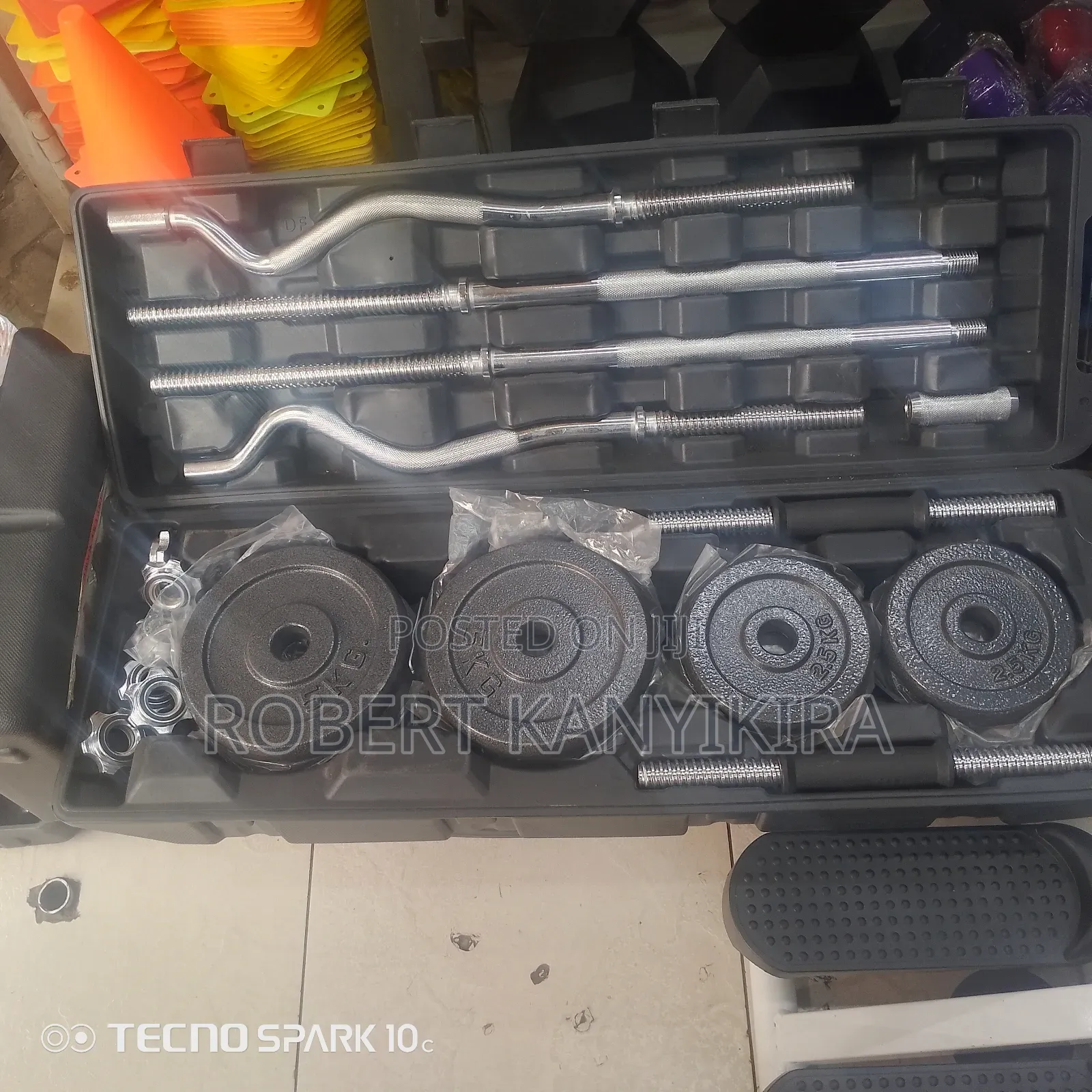55 KGS Set of New Dumbells