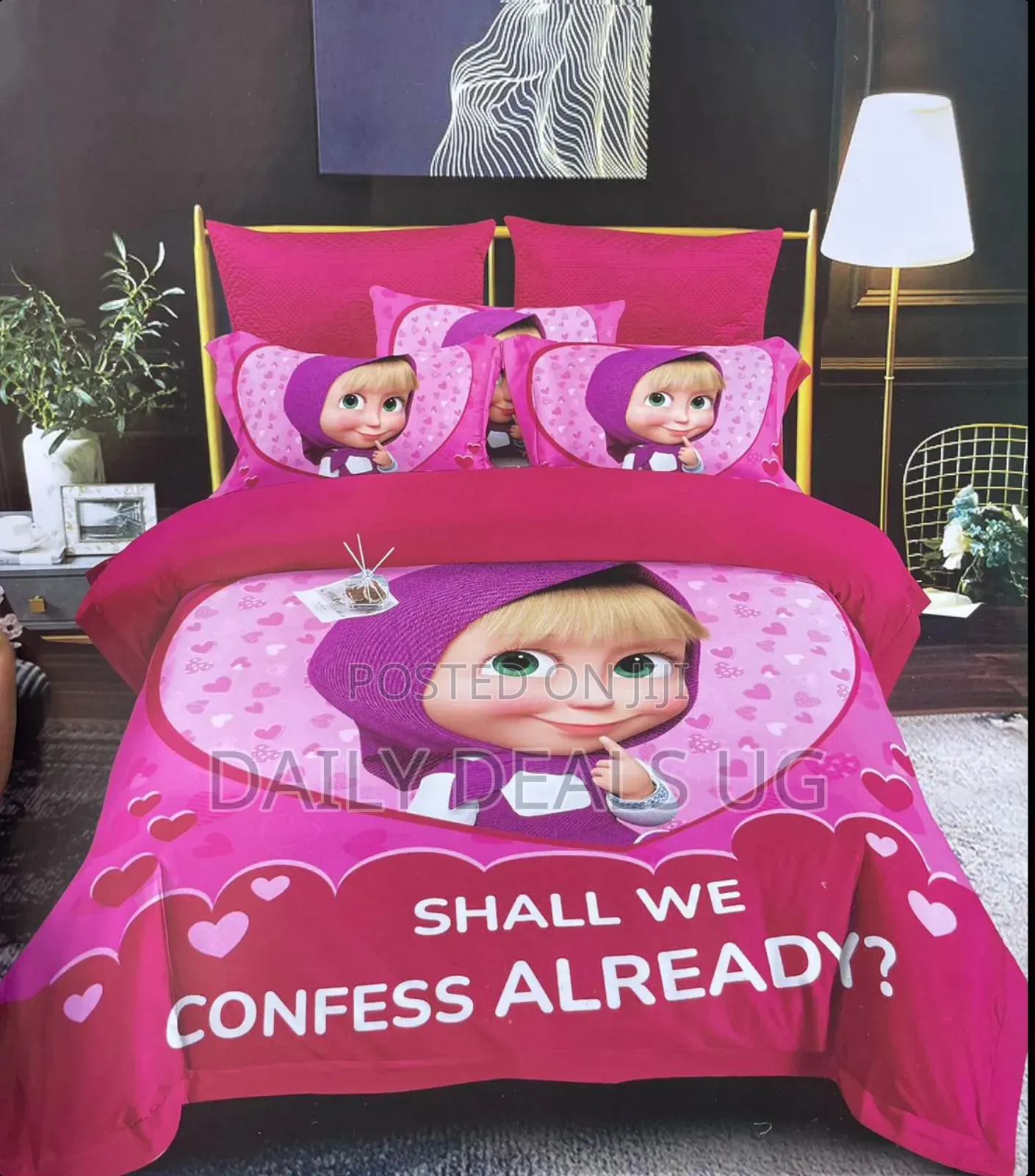 Masha and the Bear Duvet Cover
