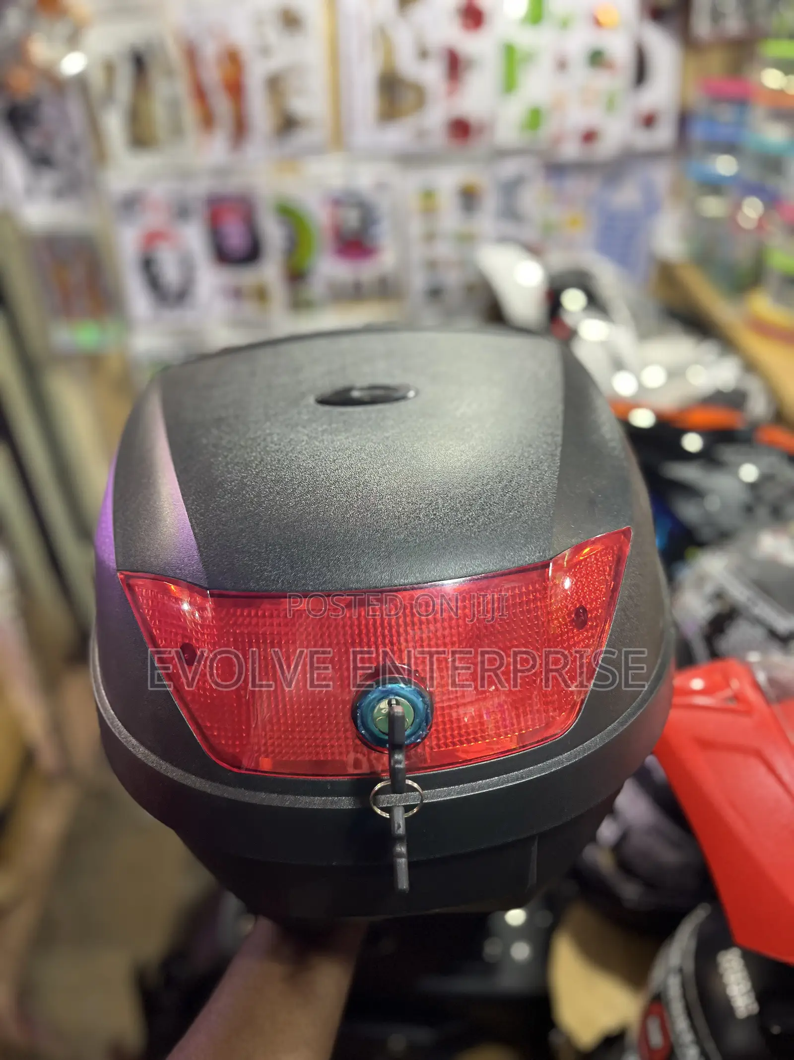 50l Super Large Motorcycle Trunk Trunk With Bottom Plate