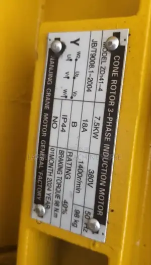 Electric Hoist 7.5kw 5ton 380v