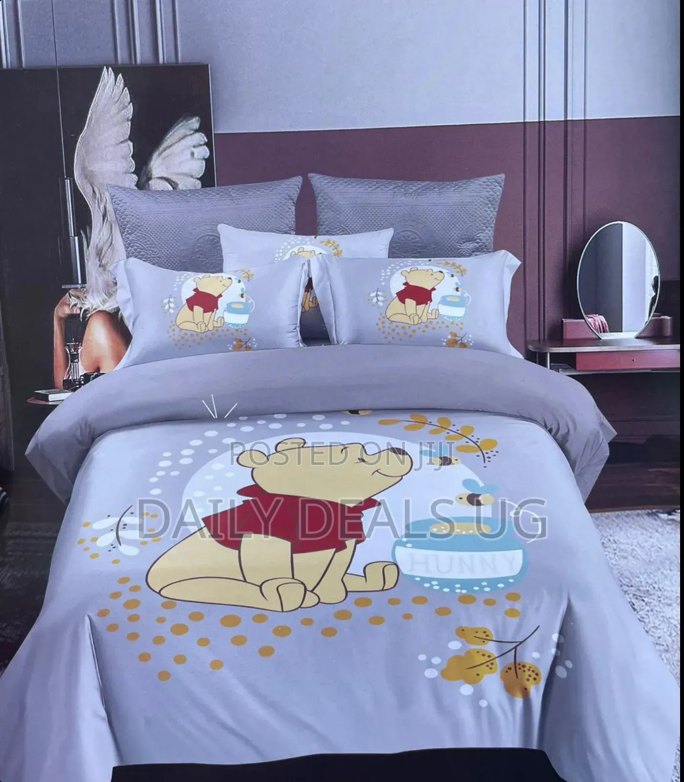 Winnie the Pooh Themed Duvet Cover Set