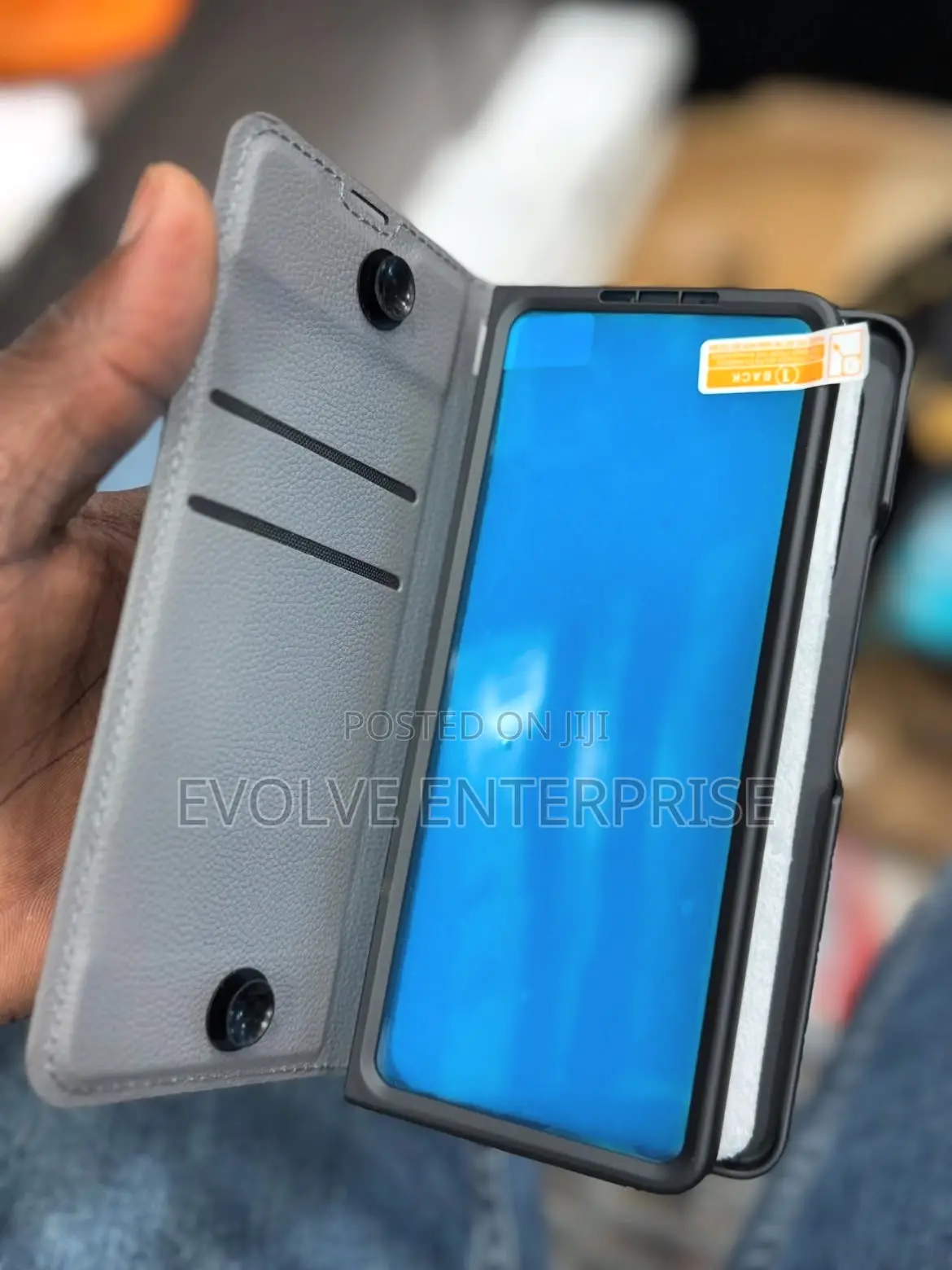 Flip Book for Samsung Galaxy Z Fold 7 6 5 4 5 3 With Screen Protector