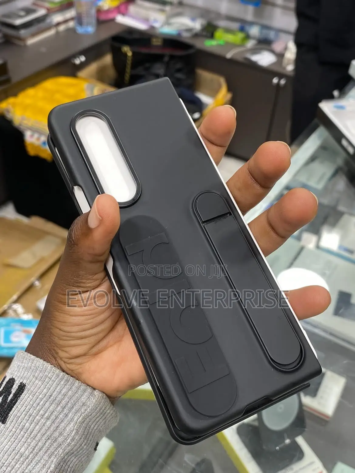 Wristband Foldable Stand Funda for Samsung Galaxy Z Fold 7 6 4 5