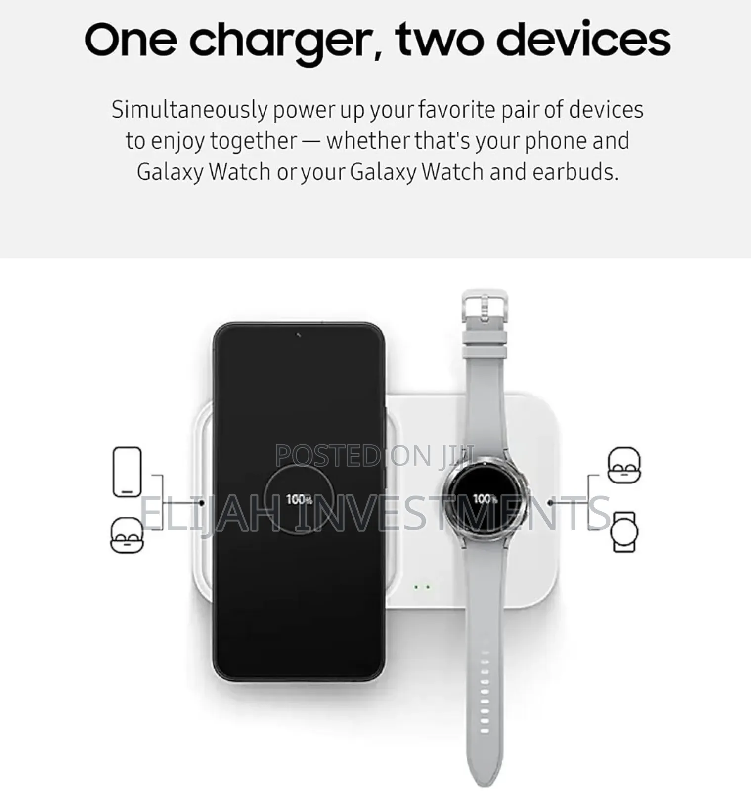 Samsung Super Fast Wireless Charger Duo
