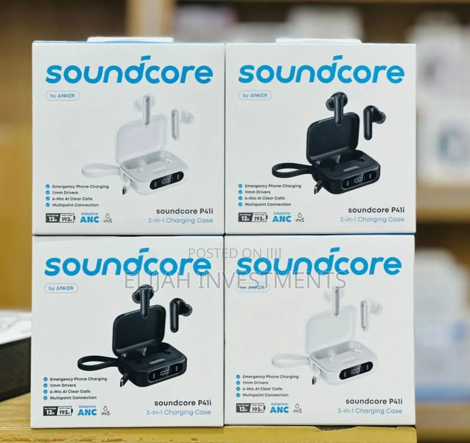 Soundcore P40i Earbuds by Anker.