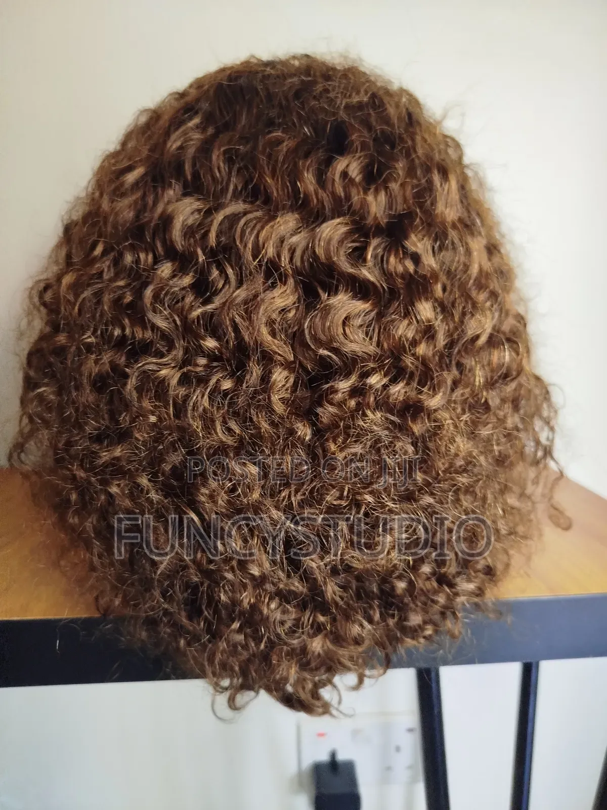 Deep Chocolate Brown Wave Human Hair Wig