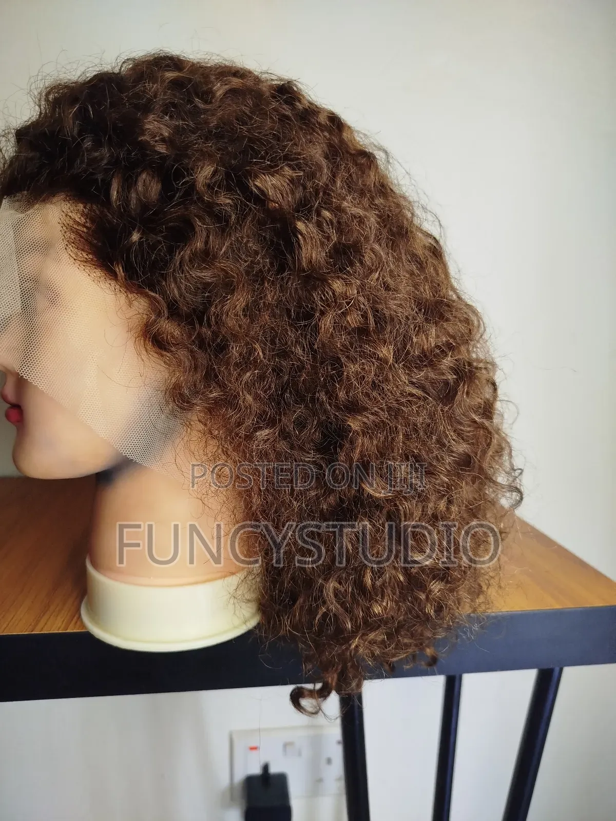 Deep Chocolate Brown Wave Human Hair Wig