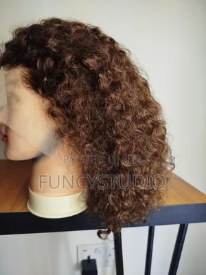 Deep Chocolate Brown Wave Human Hair Wig