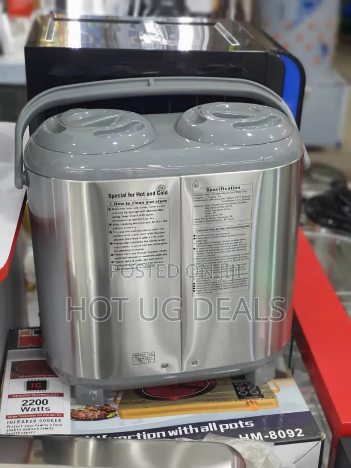 Daydays 15 Litres Twin Hot & Cold Thermos Tea Coffee Water Flask