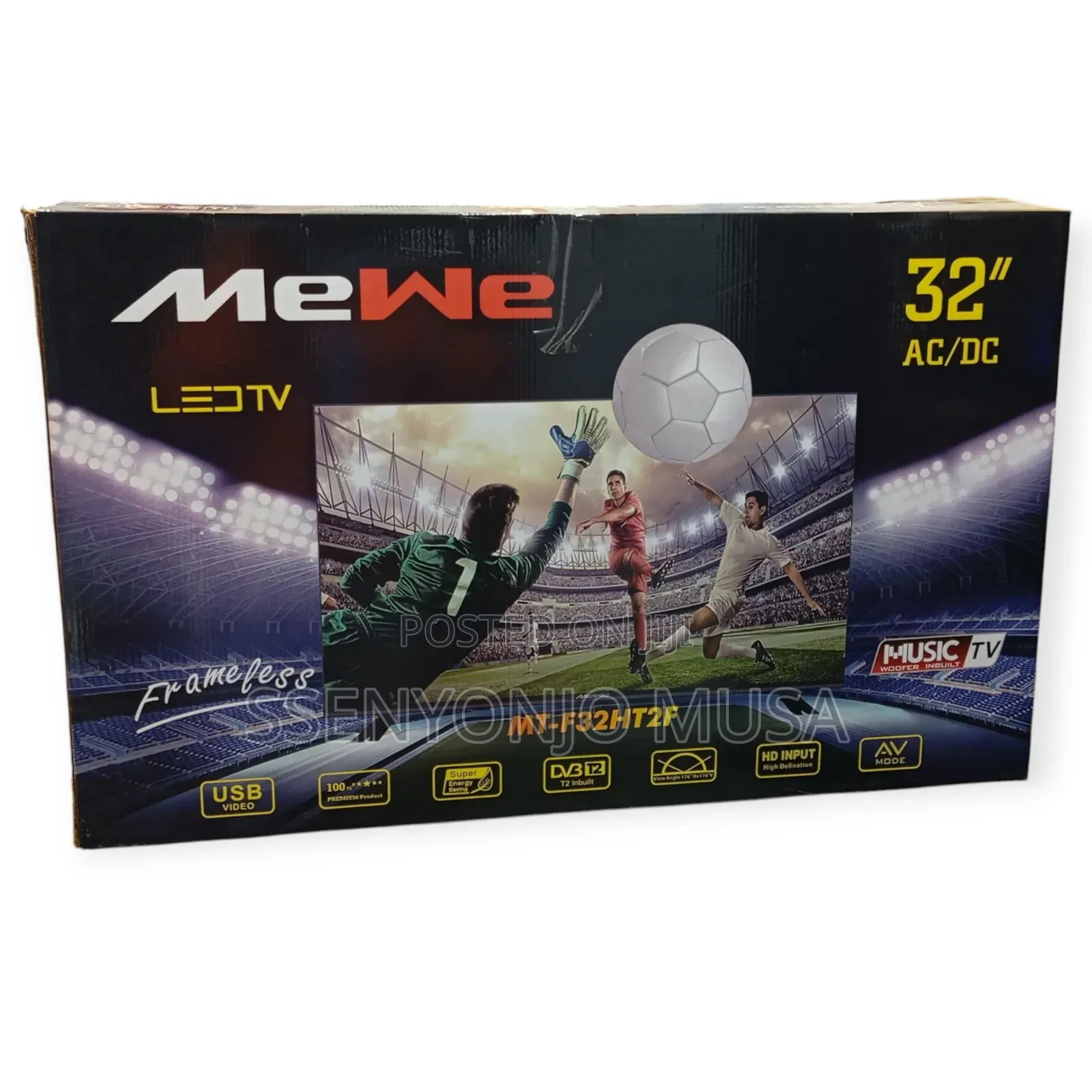 Mewe 32" Digital Led Tv With Free to Air Hifi Sounds