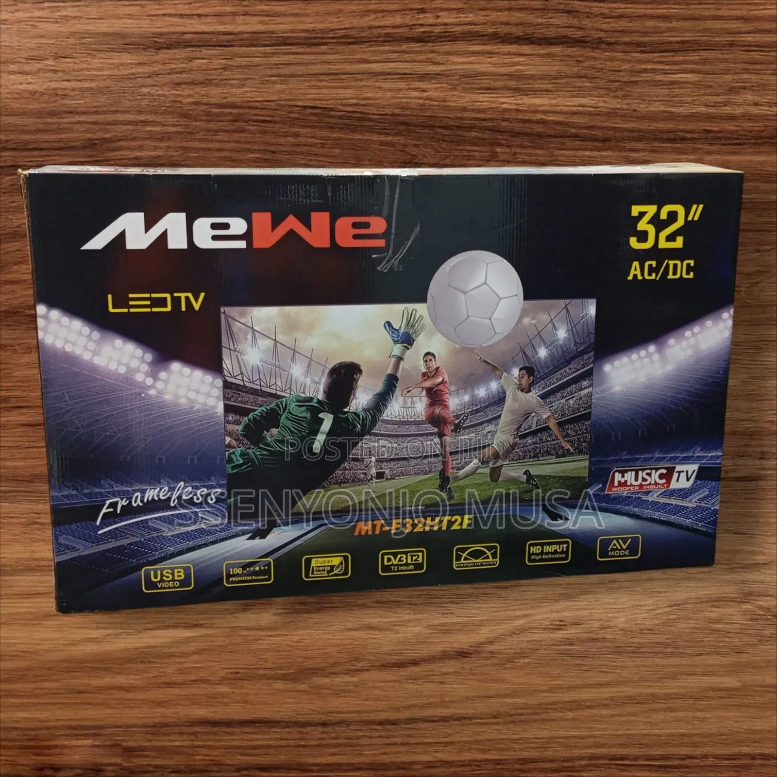 Mewe 32" Digital Led Tv With Free to Air Hifi Sounds