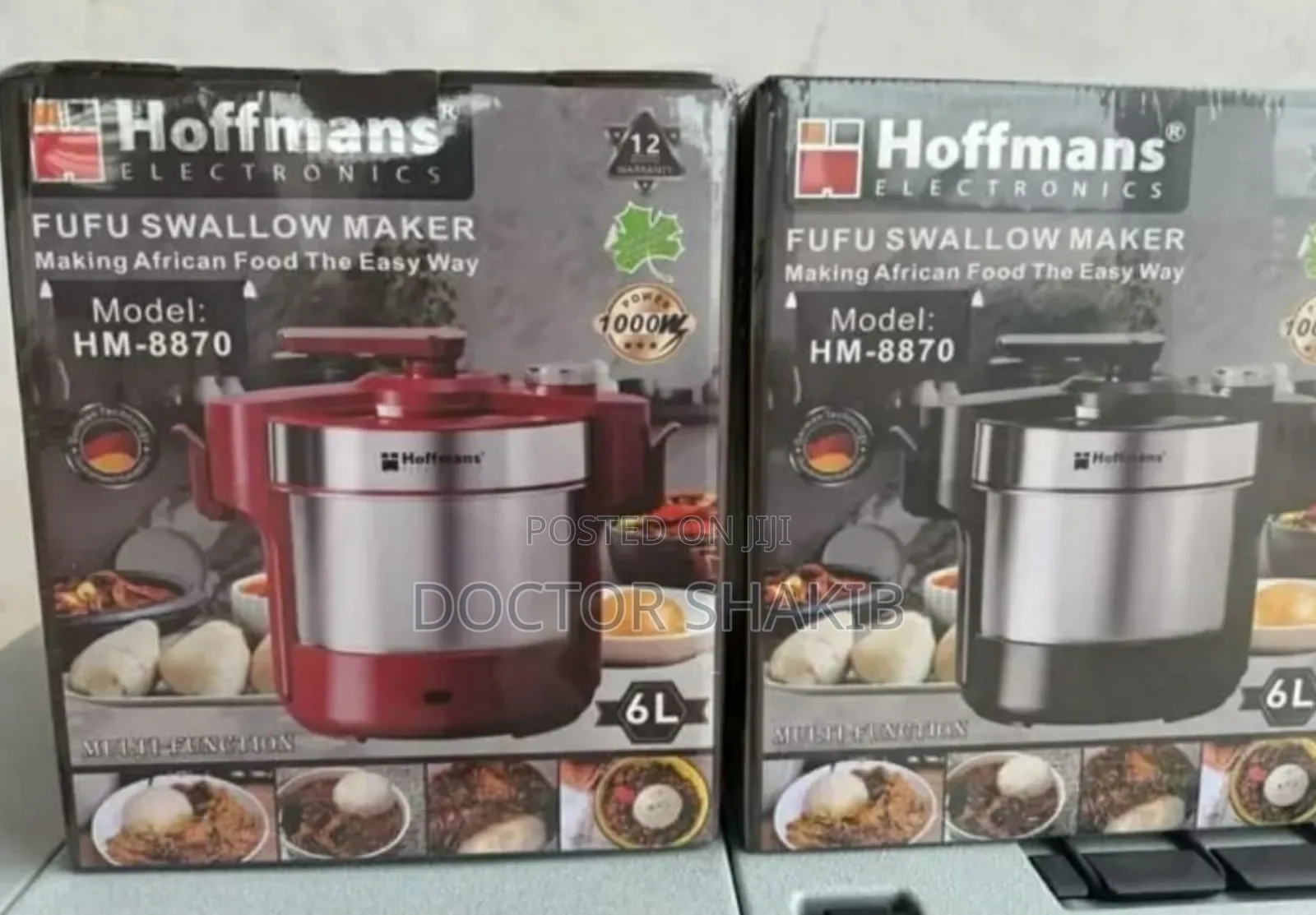 New Hoffmans Fufu Swallow Maker, Model Hm-8870, a Multi-Functional