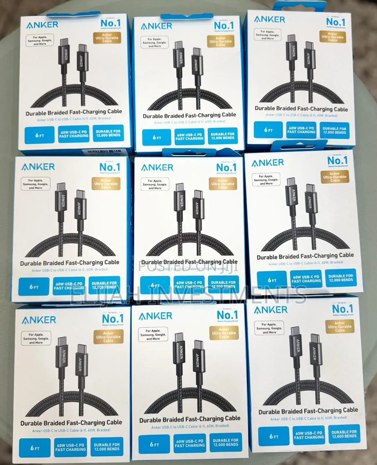 Anker C to C Durable Braided Fast Charging Cable