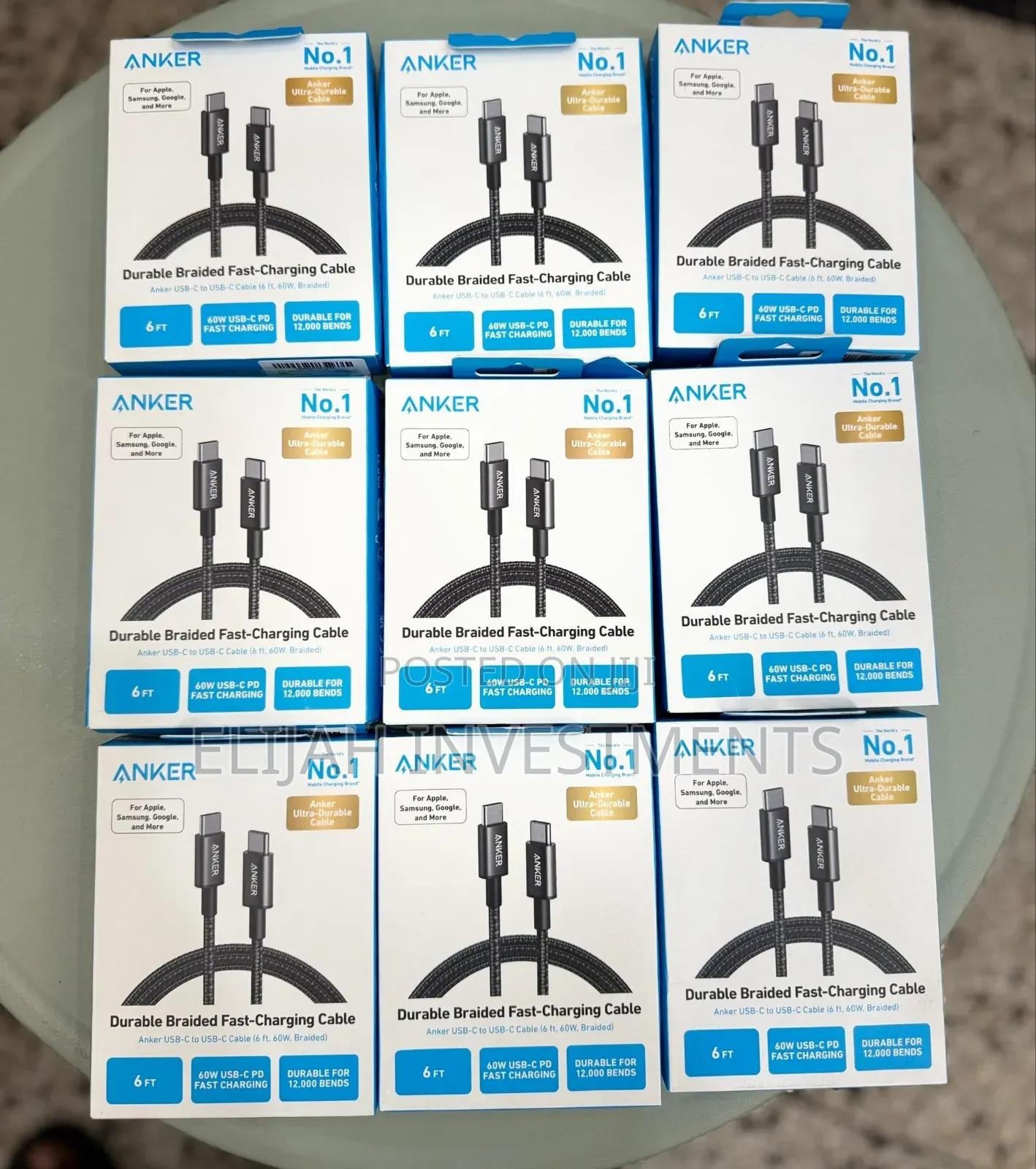Anker C to C Durable Braided Fast Charging Cable