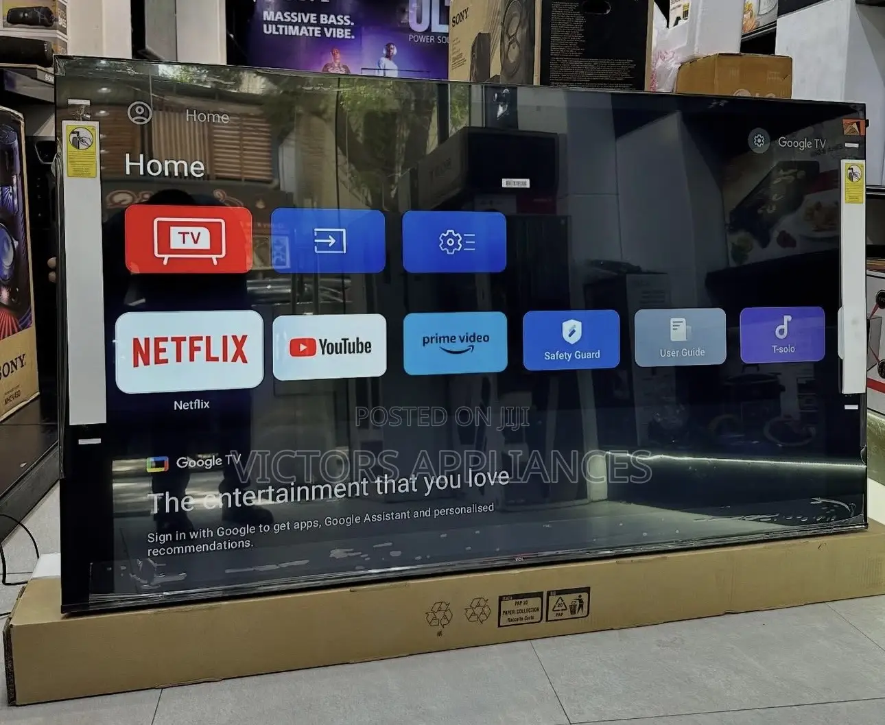 TCL 65inches HDR Google Tv New Model