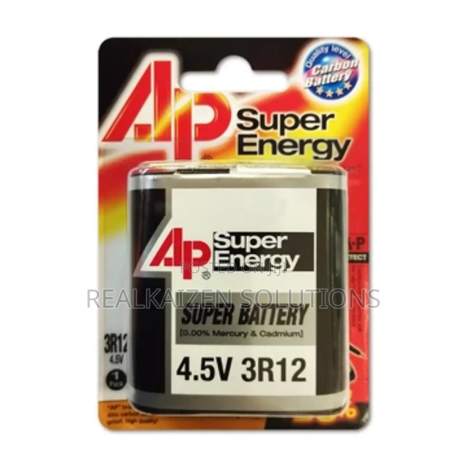 Ap Super Energy 4.5v 3r12 Carbon Battery – Long-Lasting Power Supply