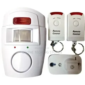 Mini Alarm Wireless Motion Sensor Alarm With 2 Remotes, Infrared Alert