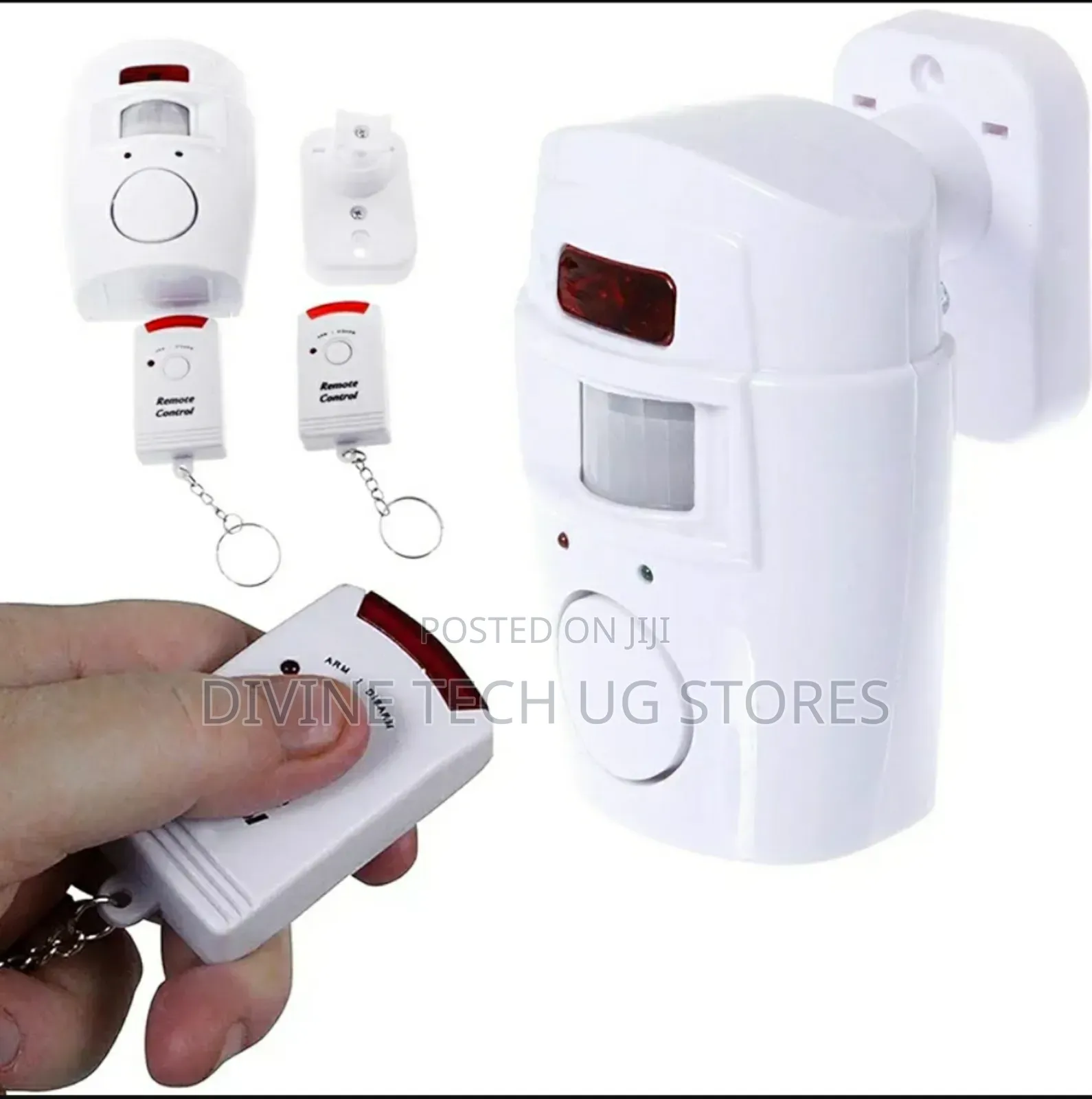 Mini Alarm Wireless Motion Sensor Alarm With 2 Remotes, Infrared Alert